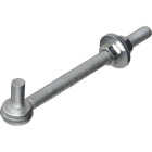 National 5/8 In. x 8 In. Zinc Bolt Hook Image 1