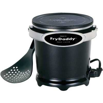 Presto FryDaddy 1 Qt. Black Aluminum Deep Fryer